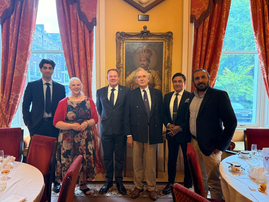 Group photo at a formal gathering